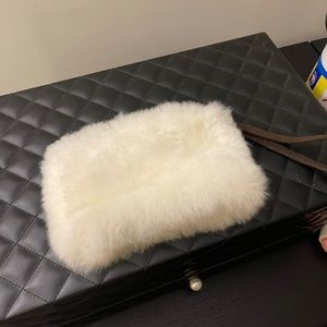 Alpaca fur wristlet
